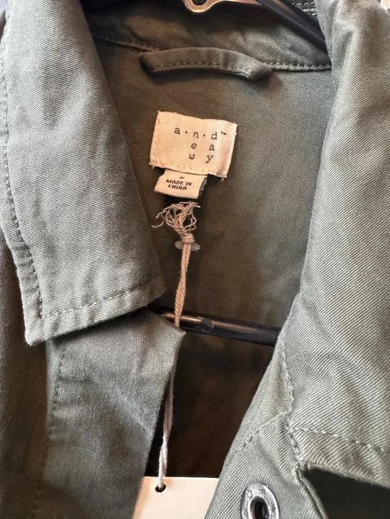 Army Green Field Jacket - Picture 2 of 3